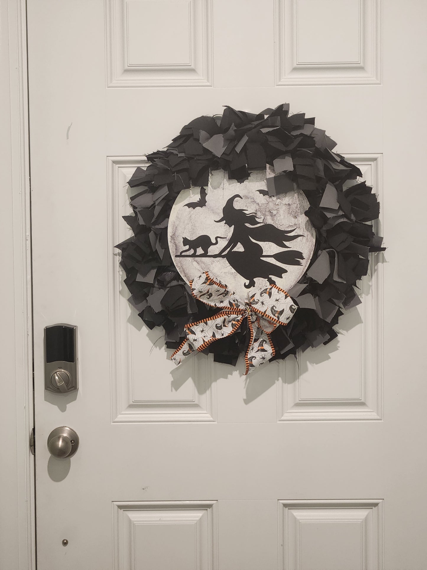 Halloween Witch Wreath
