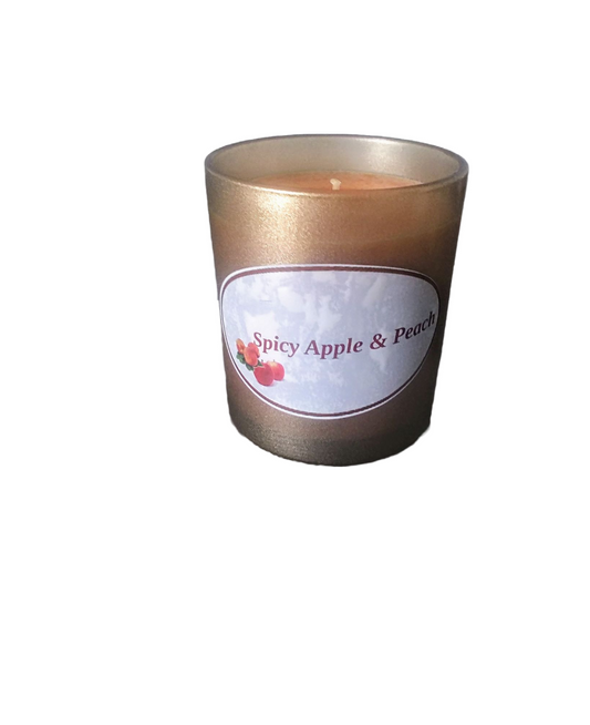 Spicy Apple and Peach Candle