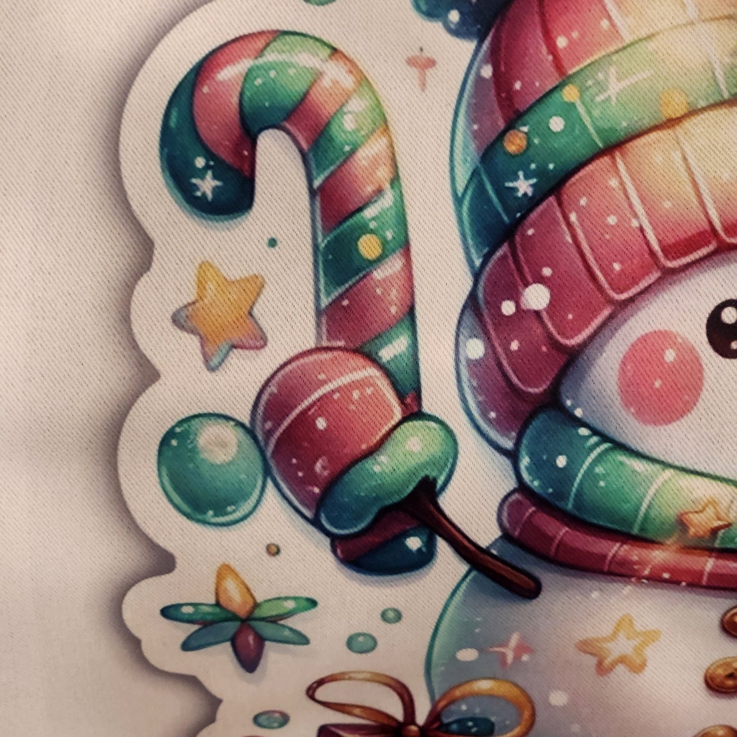 Cheery Snowman Garden flag