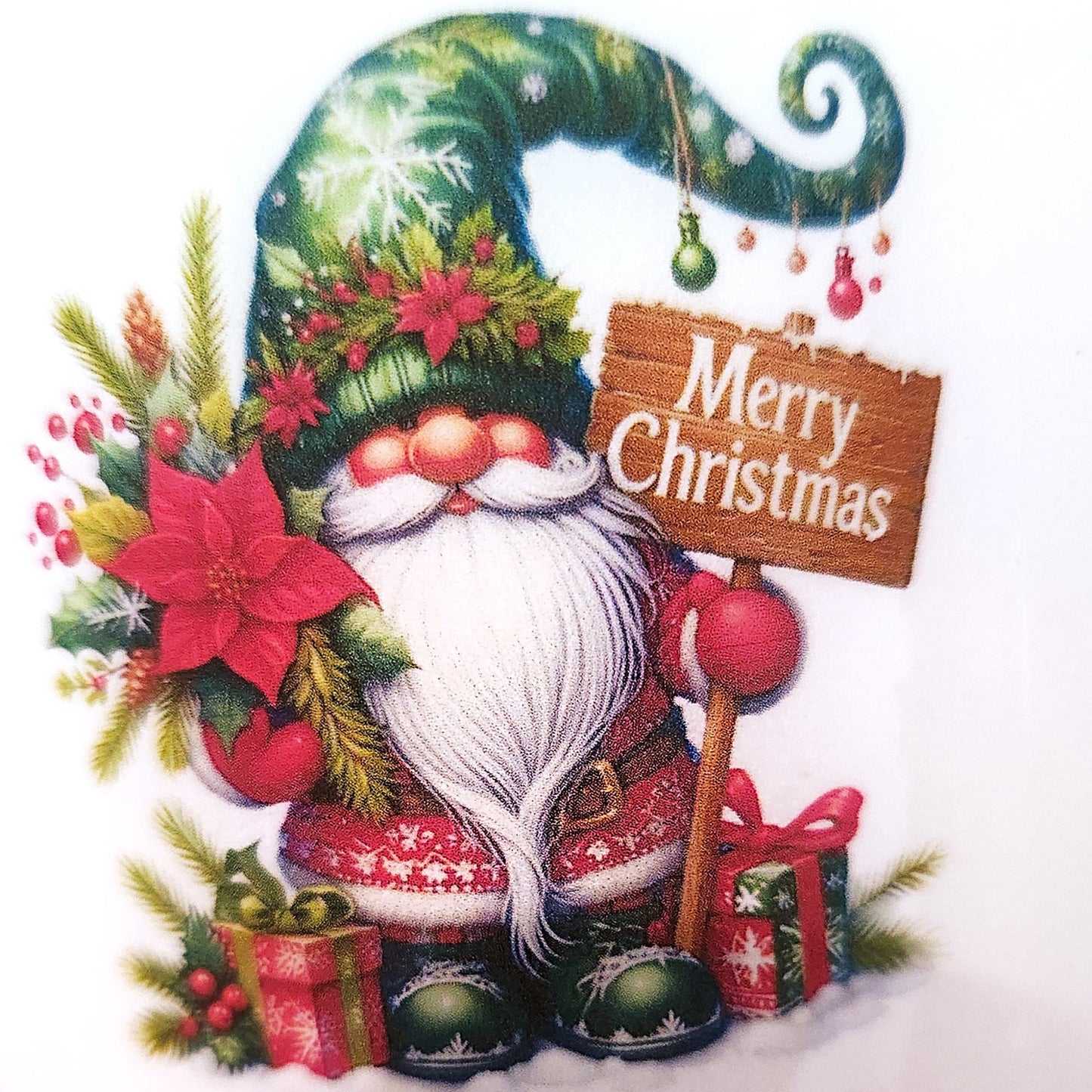 Gnome Christmas Candle