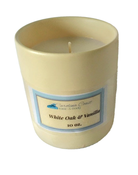 White Oak and Vanilla Candle