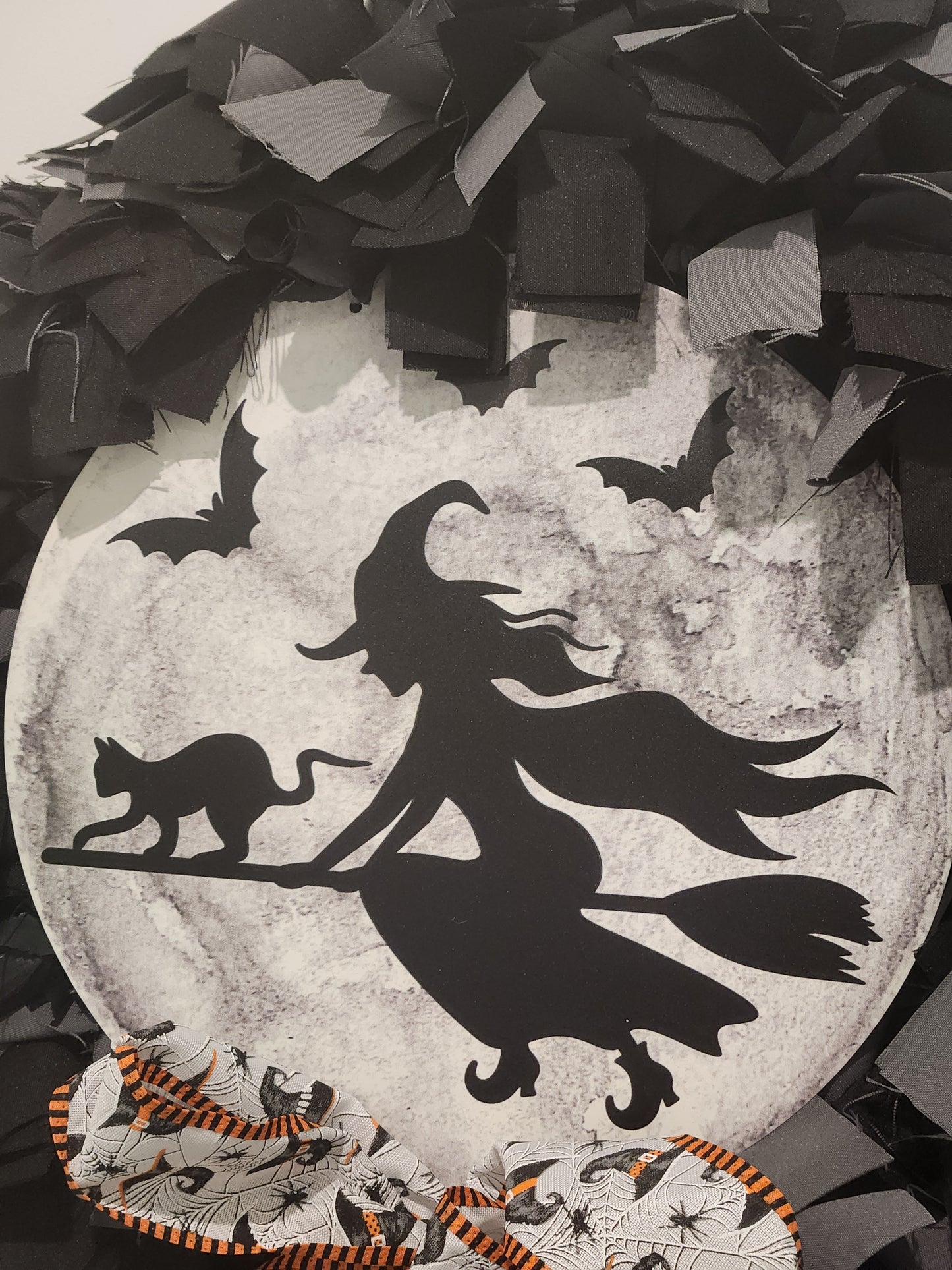 Halloween Witch Wreath
