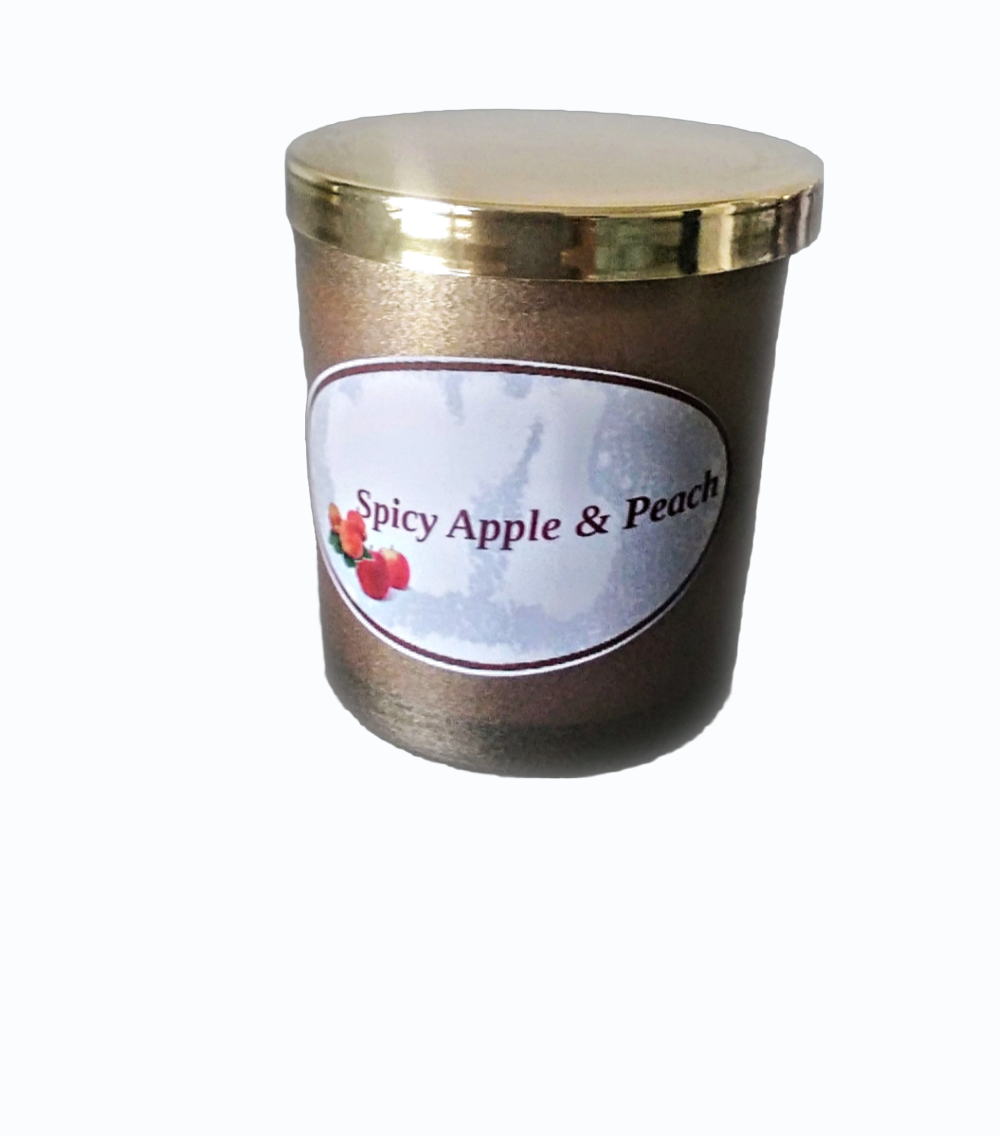 Spicy Apple and Peach Candle