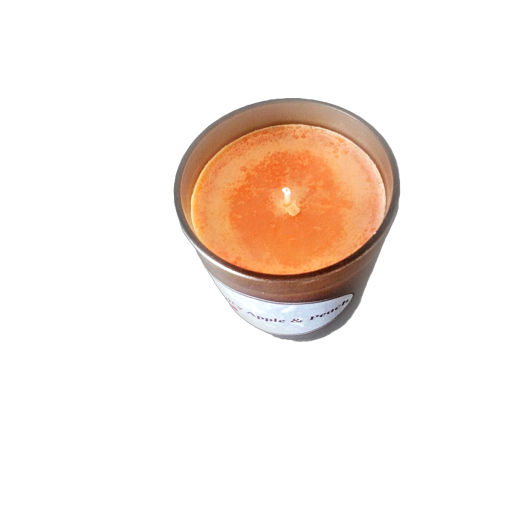 Spicy Apple and Peach Candle