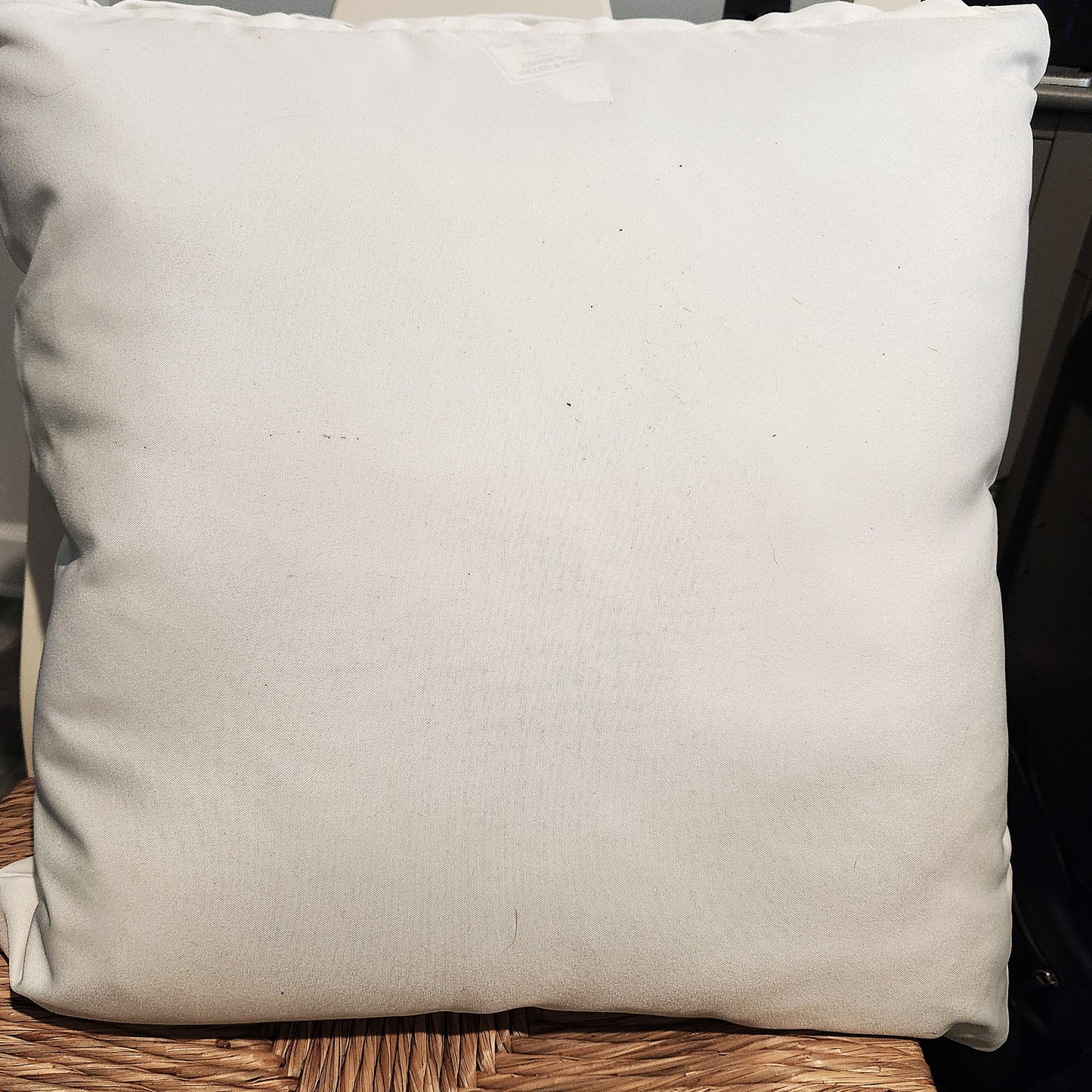 Santa and Deer Christmas Throw Pillow