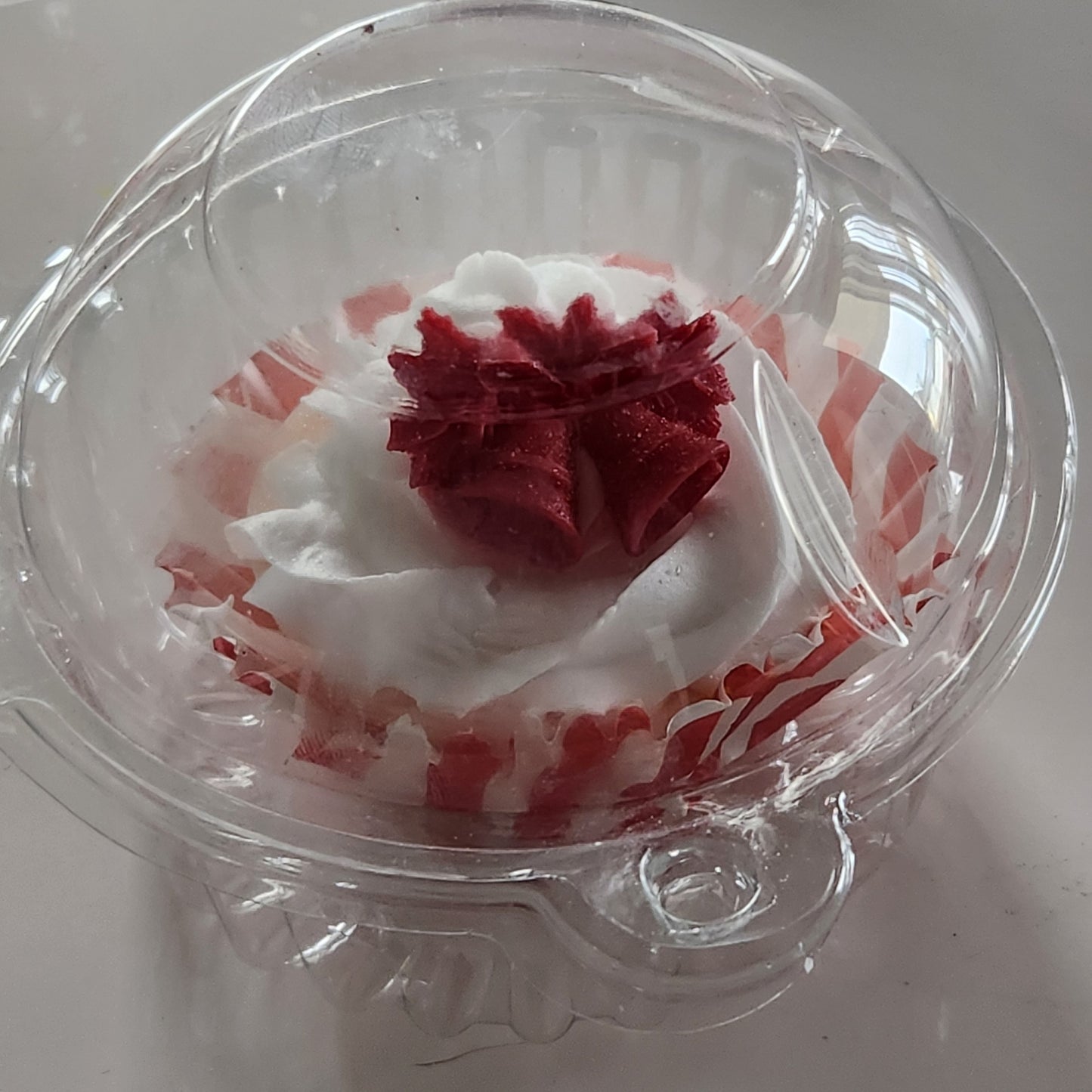 Christmas cupcake soaps