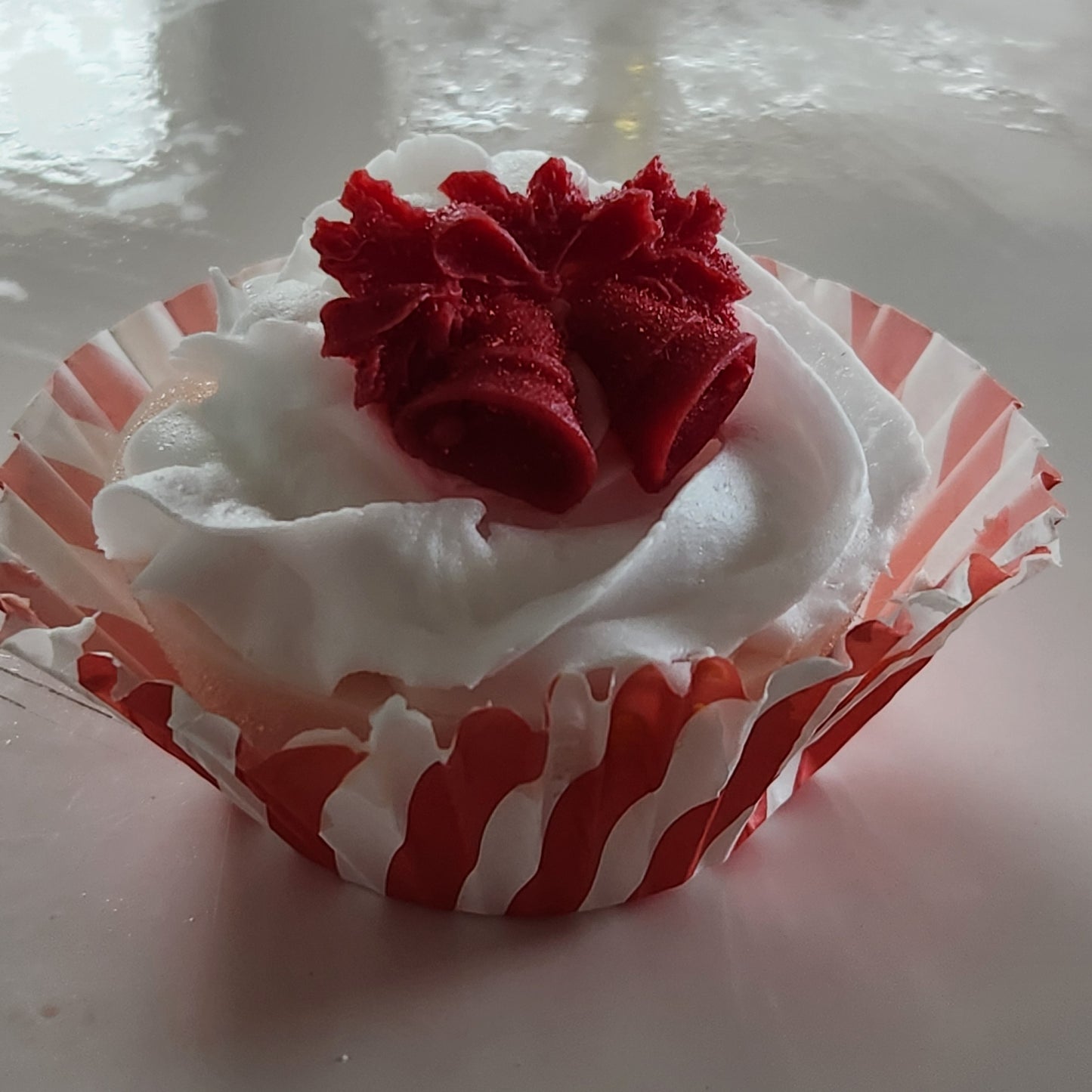Christmas cupcake soaps