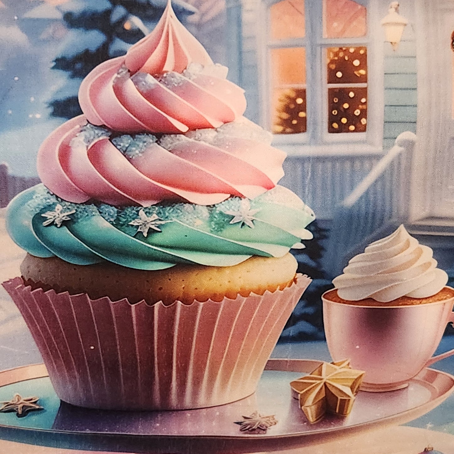 Christmas Candyland Garden Flag