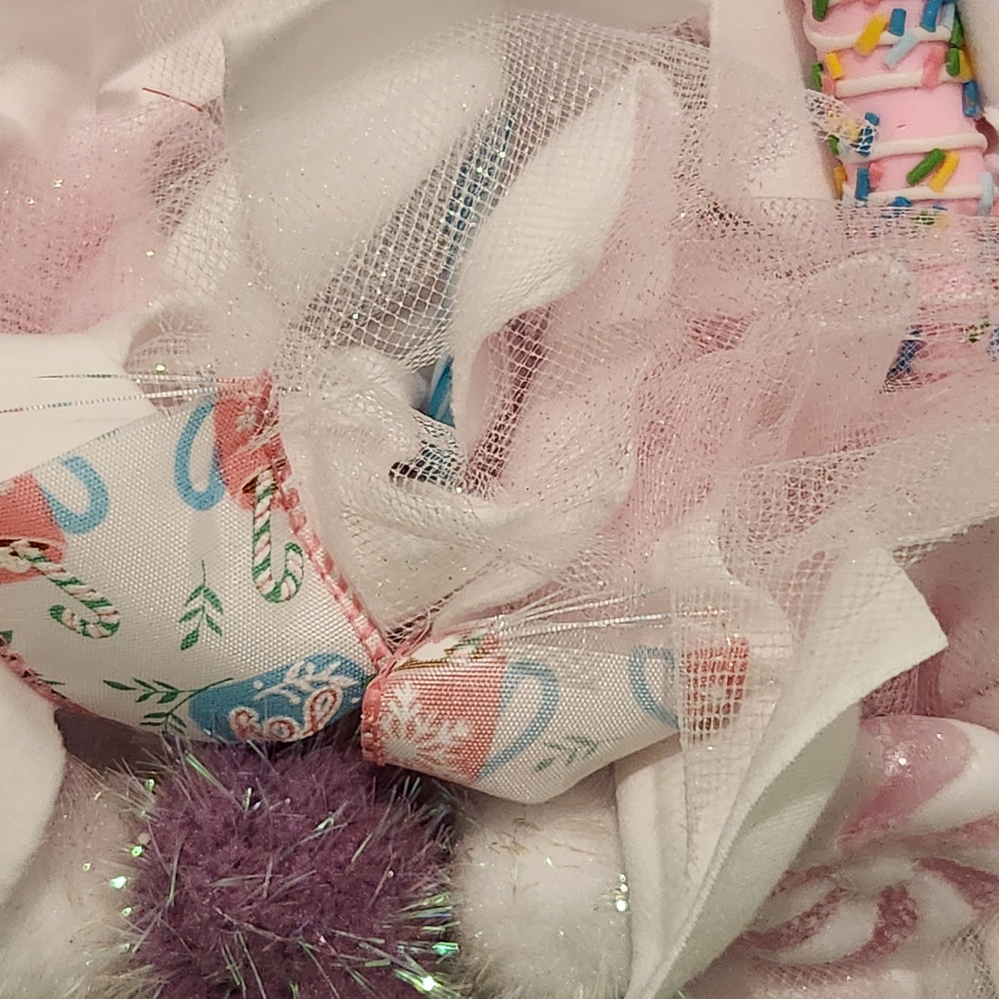 Candyland Christmas Wreath