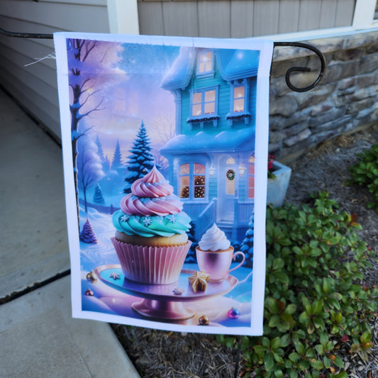 Christmas Candyland Garden Flag