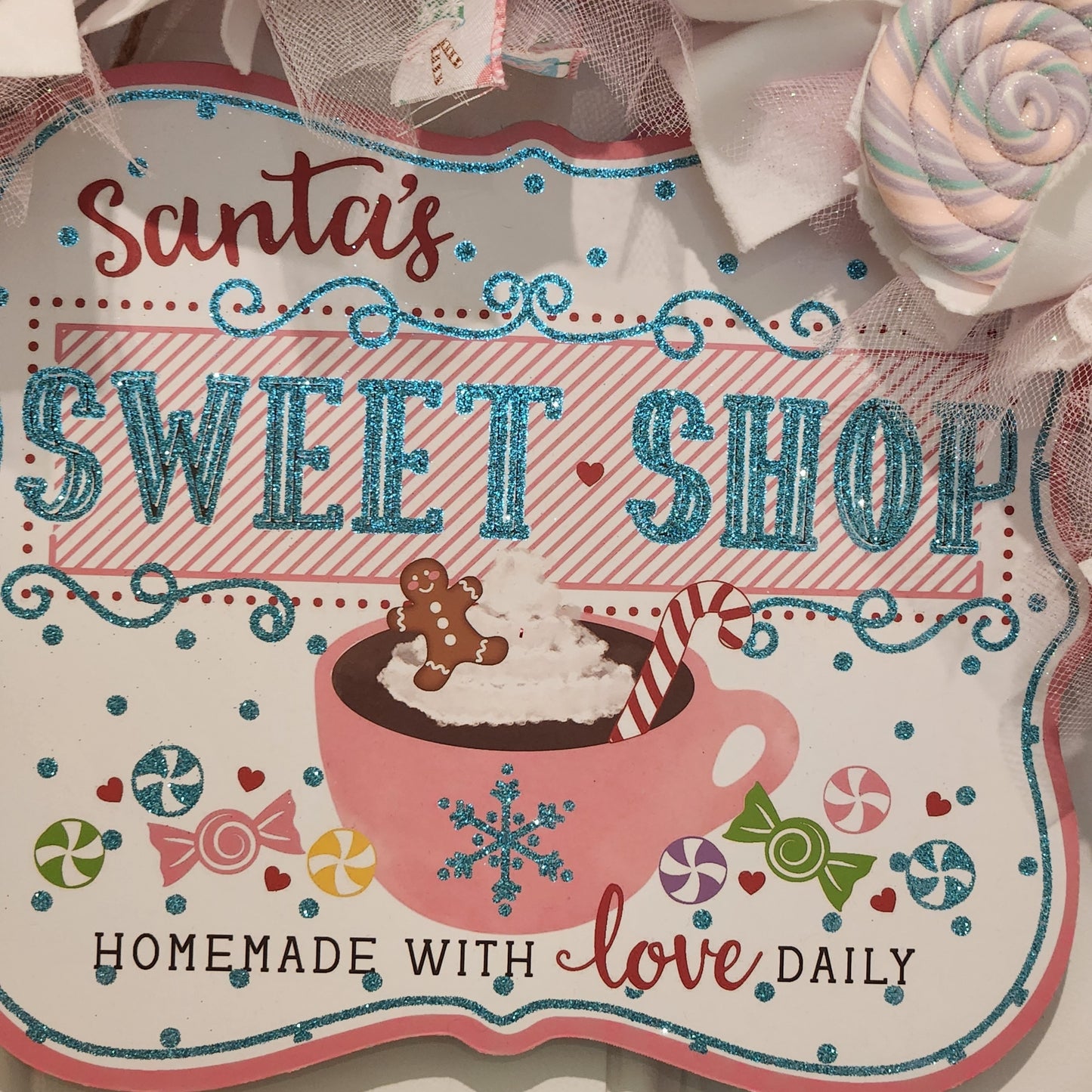 Candyland Christmas Wreath