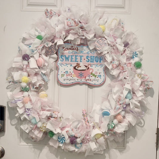 Candyland Christmas Wreath