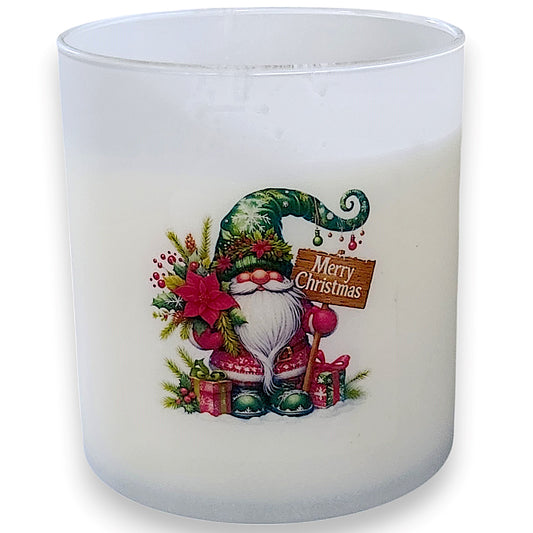 Gnome Christmas Candle