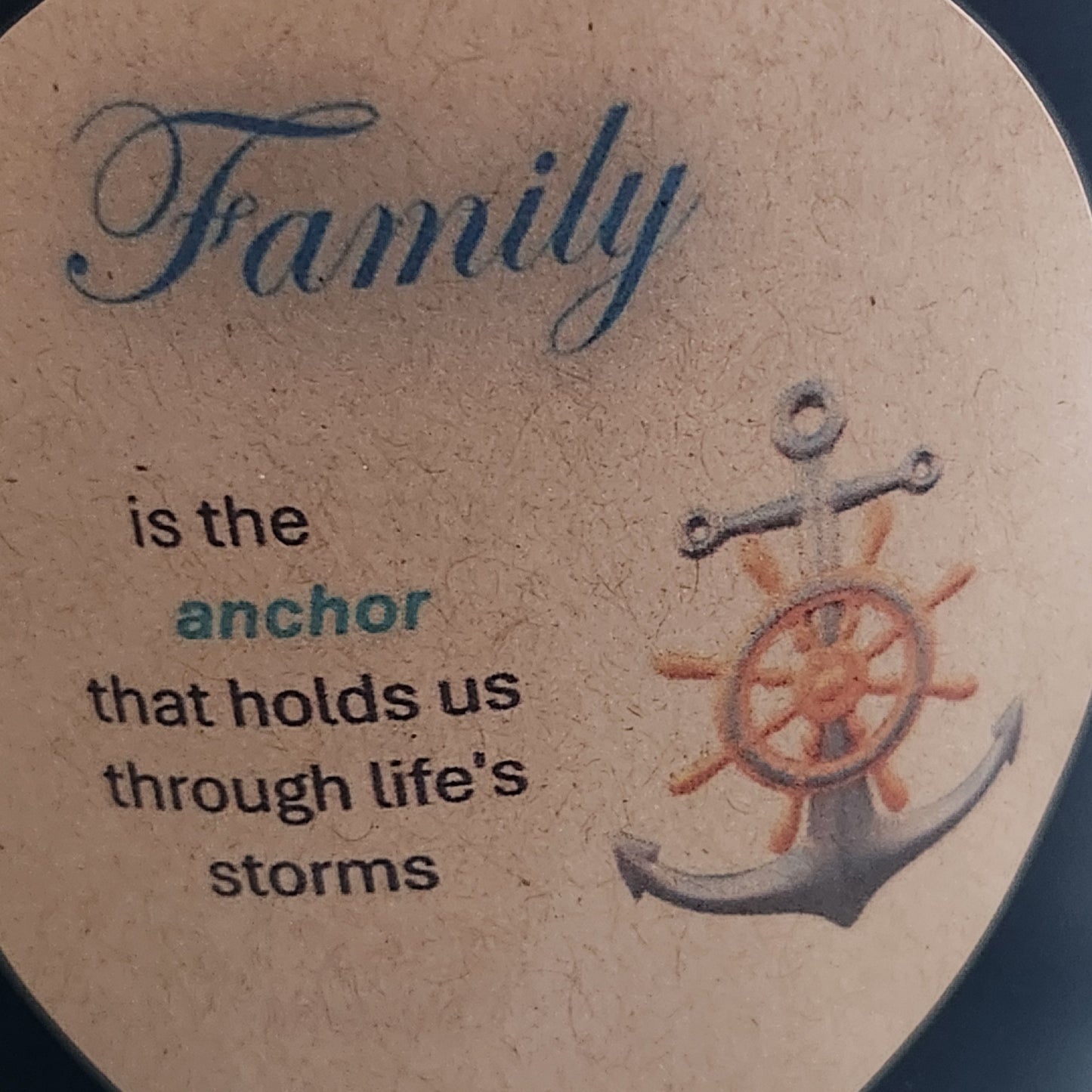 Family Anchor Nautical Candle
