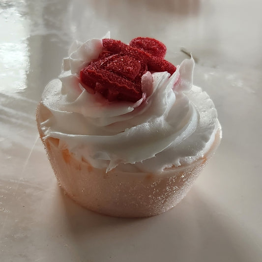 Christmas cupcake soaps