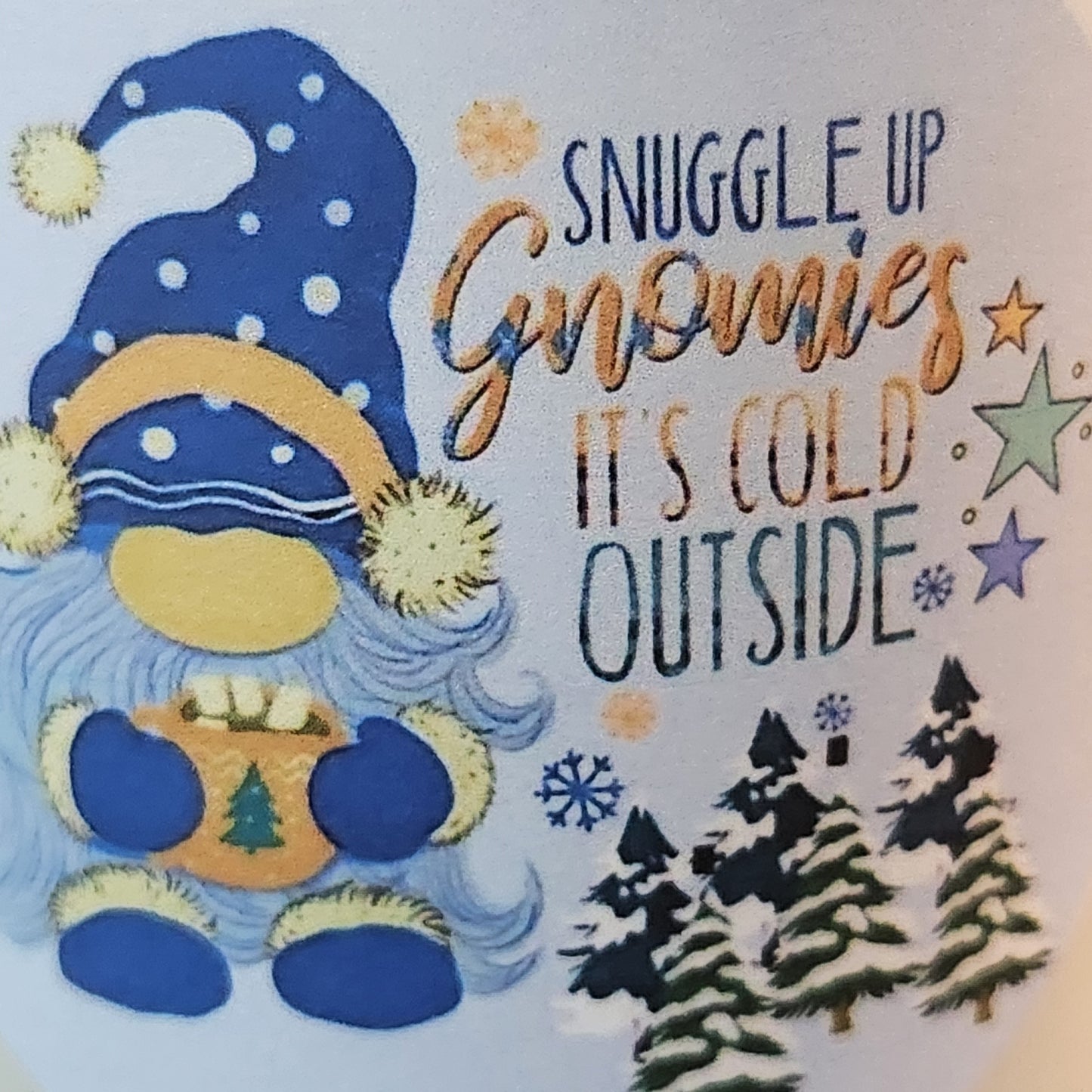 Gnome Winter Candle