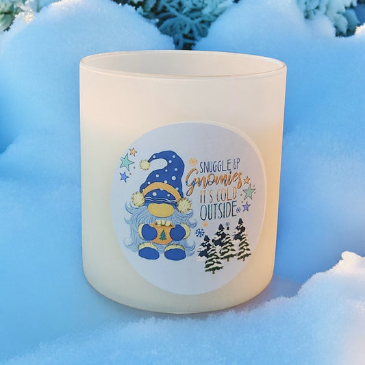 Gnome Winter Candle