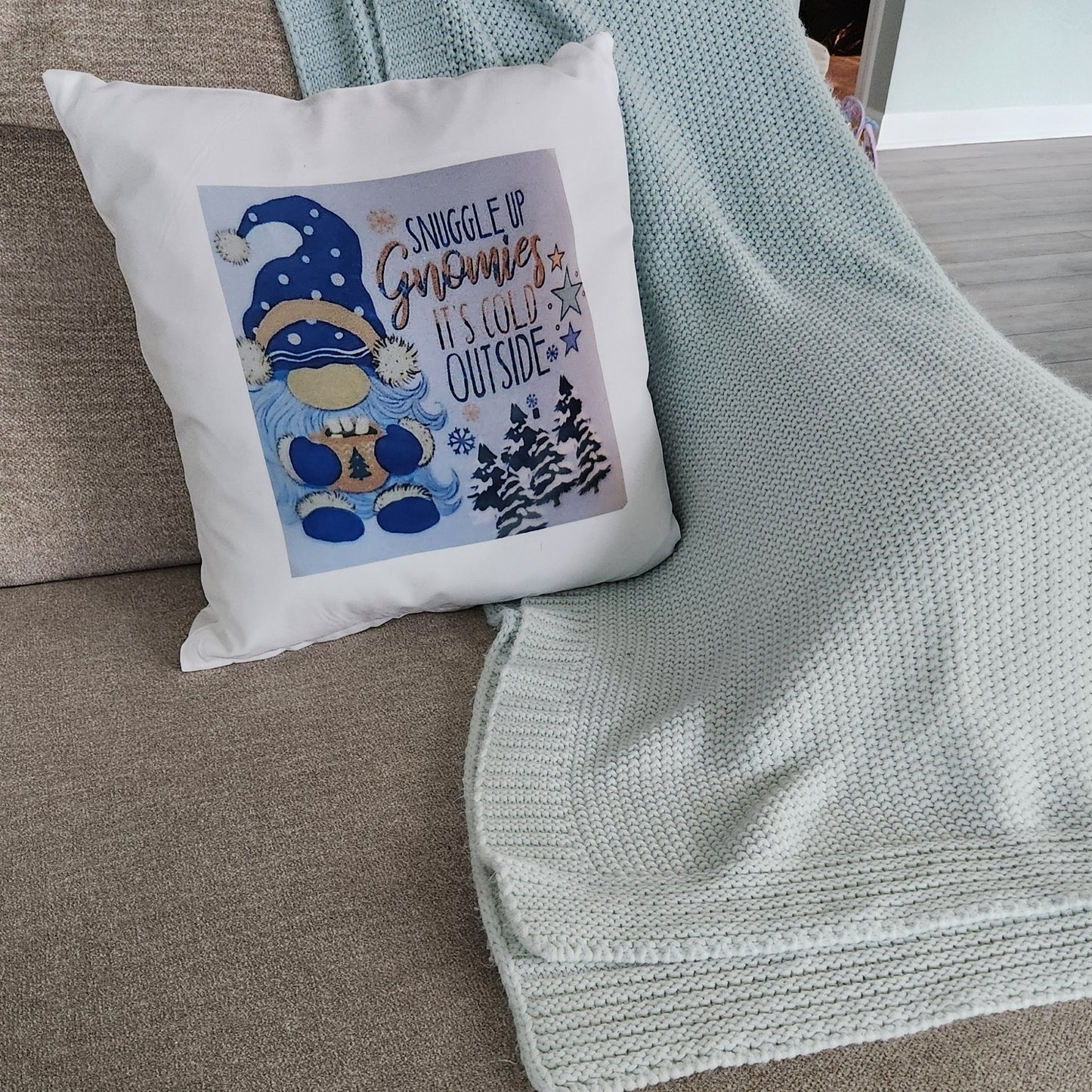 Winter Gnome Pillow