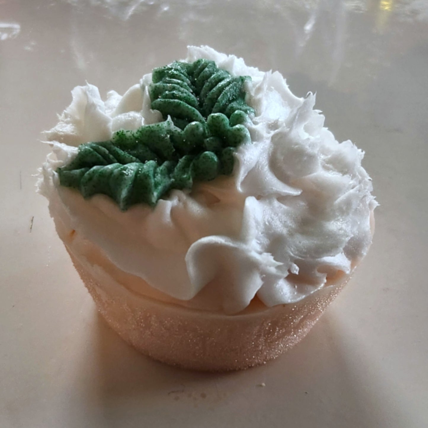 Christmas cupcake soaps