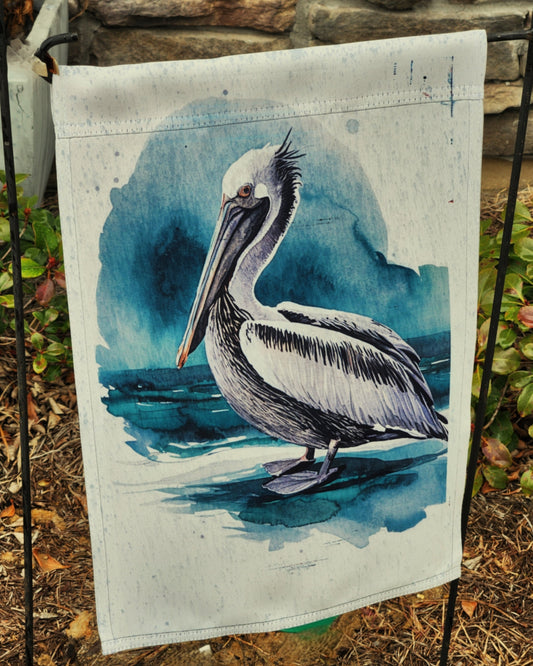 Pelican Garden Flag