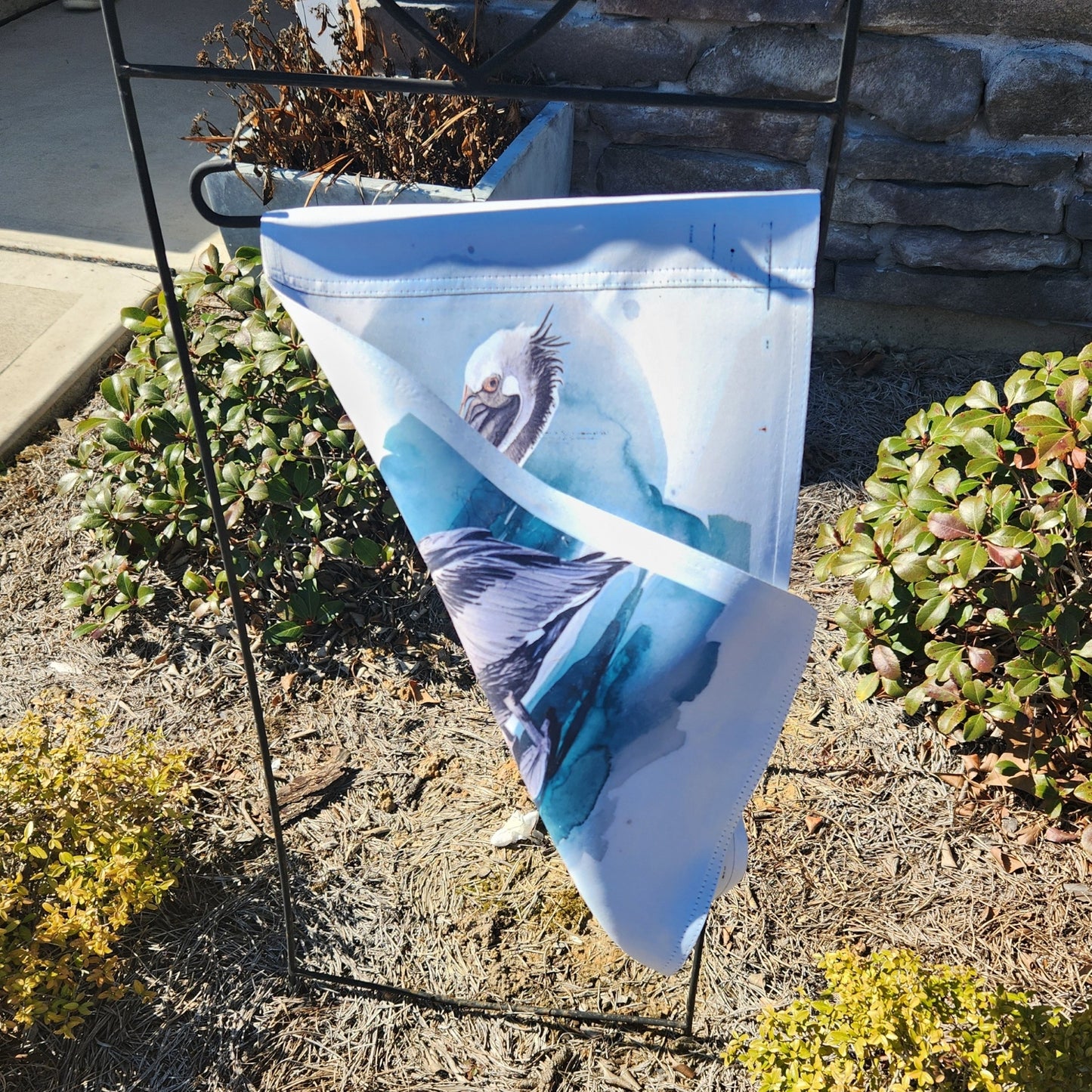Pelican Garden Flag