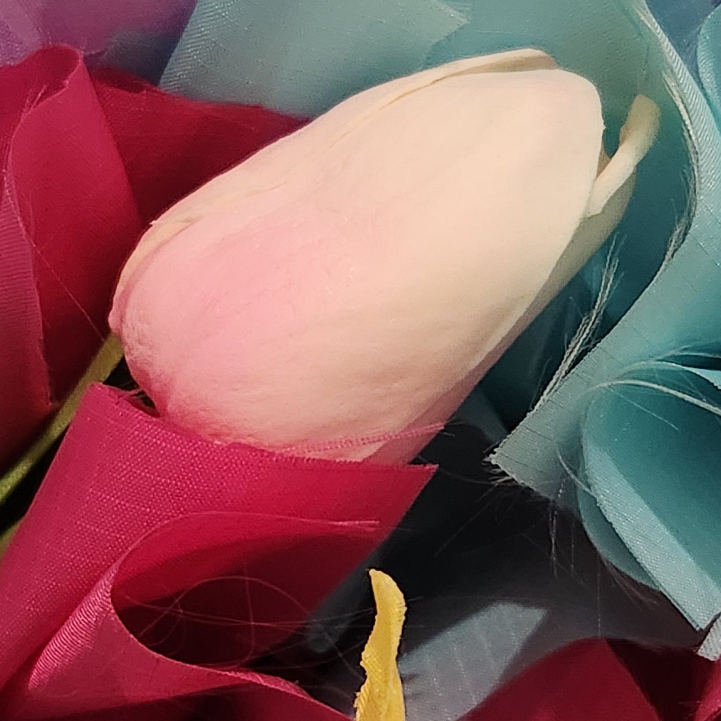 Hello Spring Rag Wreath