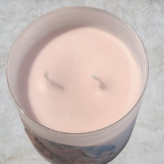 Candyland Christmas Candle