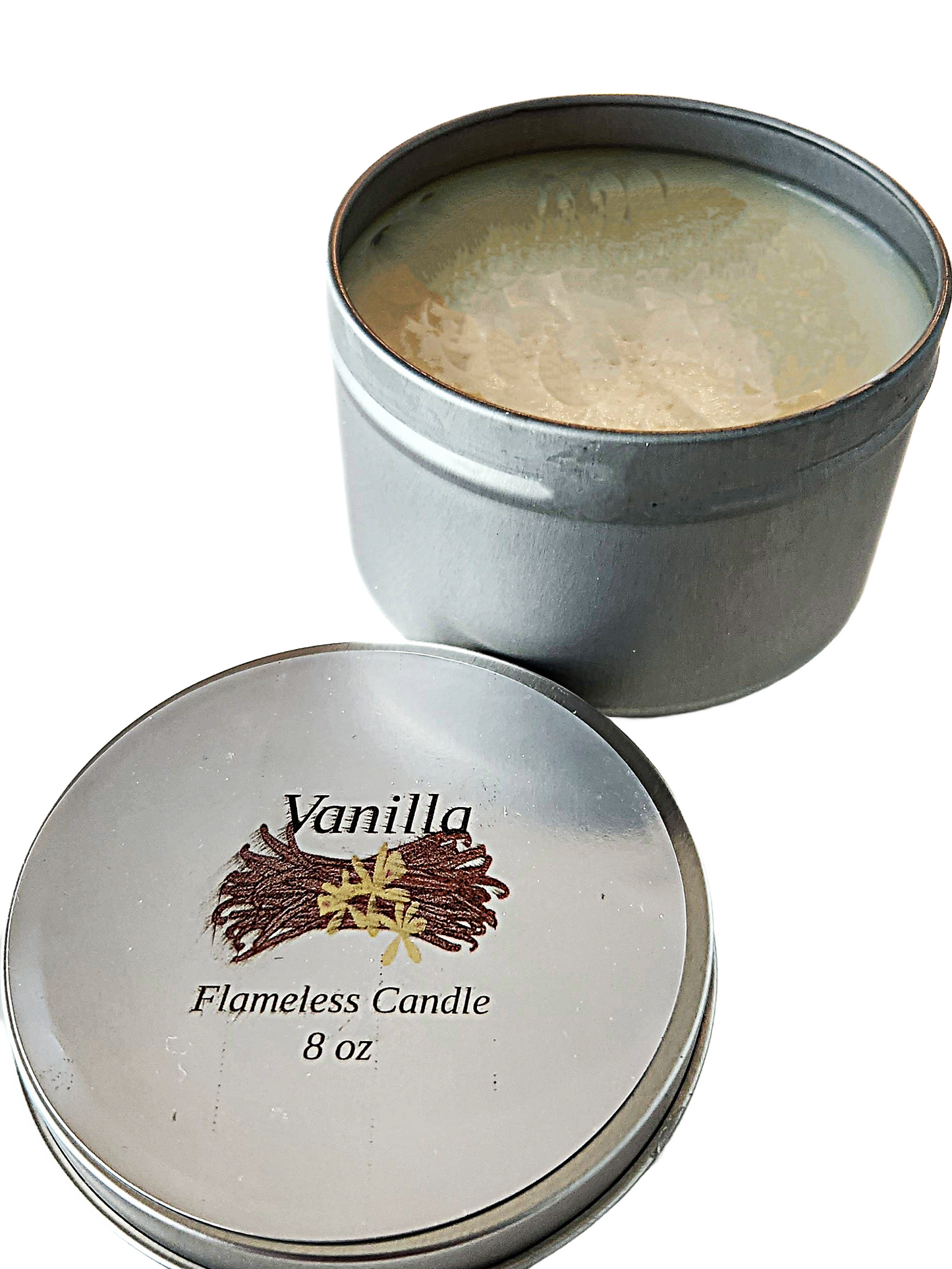 Wickless Candles in a Tin