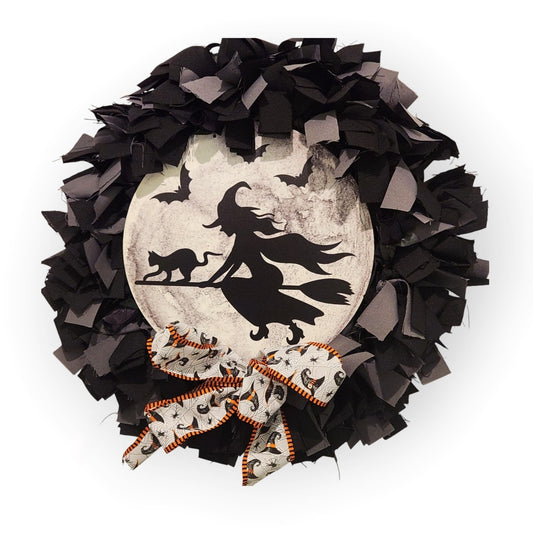 Halloween Witch Wreath