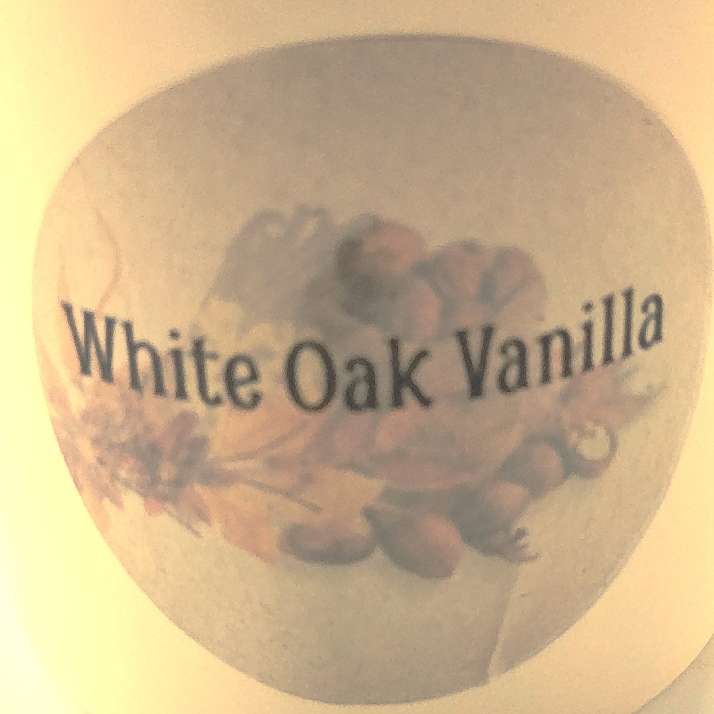 White Oak and Vanilla Candle