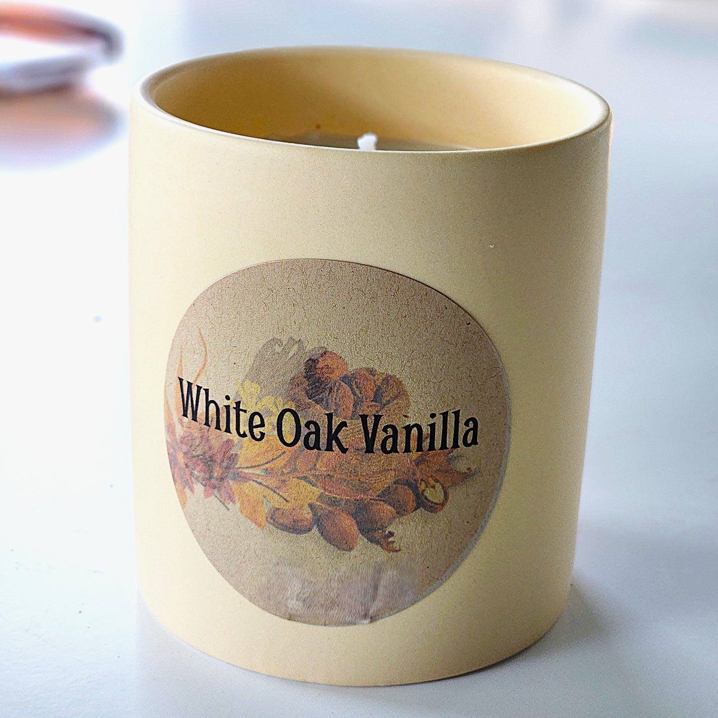 White Oak and Vanilla Candle